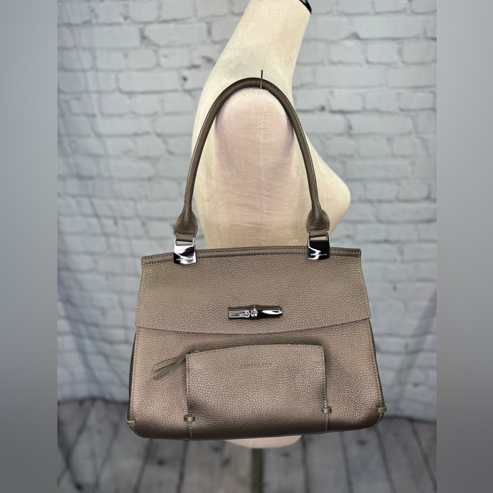 Longchamp Madeleine Leather Shoulder Bag - Picture 2 of 16